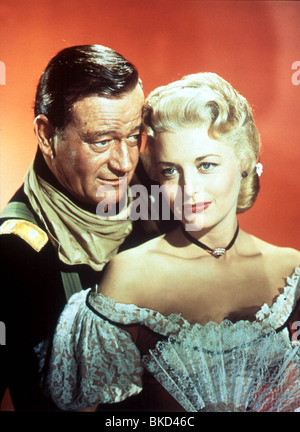 THE HORSE SOLDIERS (1959) JOHN WAYNE, CONSTANCE TOWERS HRSS 013 Stock Photo