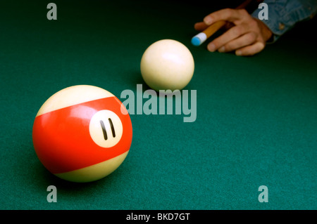 Billiard still life Stock Photo