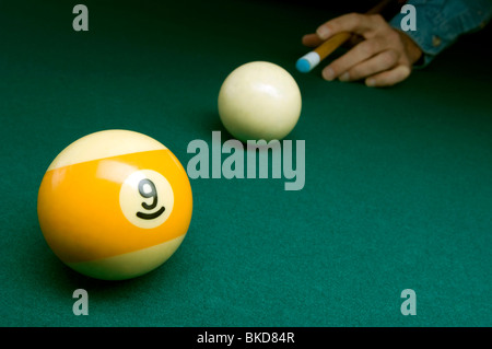 Billiard still life Stock Photo