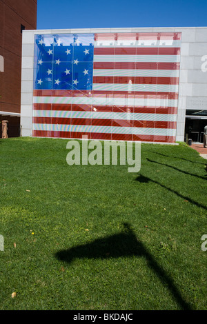 The Flag House and Star Spangled Banner Museum, Baltimore, Maryland Stock Photo