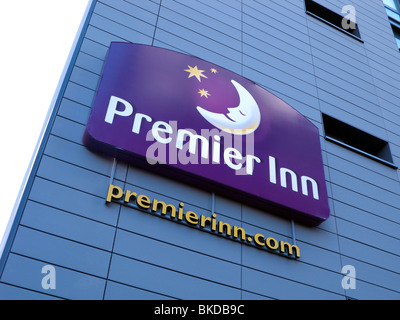 Premier Inn Hotel Sign Logo Westfield Shopping Stratford Stock Photo ...