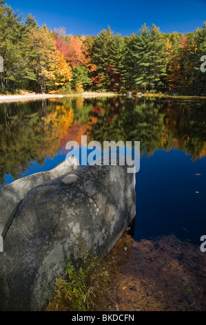 Ruggles Pond, Wendell State Forest, Wendell, Massachusetts Stock Photo