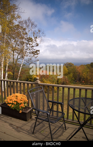 Scenic overlook near Quabbin Reservoir, New Salem, Massachusetts Stock Photo