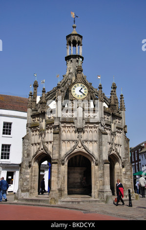 Market Cross from South Street, Chichester, West Sussex, England, United Kingdom Stock Photo