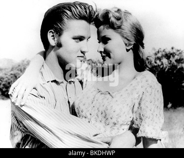 LOVE ME TENDER (1956) ELVIS PRESLEY, DEBRA PAGET LMET 002P Stock Photo