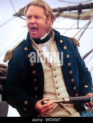MASTER AND COMMANDER: THE FAR SIDE OF THE WORLD (2003) RUSSELL CROWE Stock Photo