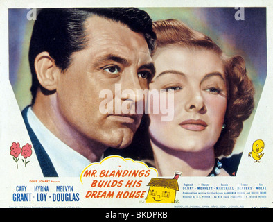 MR BLANDINGS BUILDS HIS DREAM HOUSE (1948) POSTER MBBH 009 Stock Photo