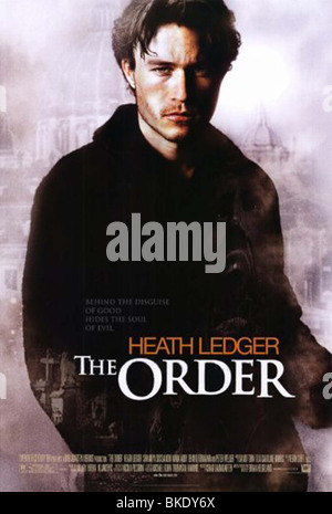 THE ORDER (2003) THE SIN EATER (ALT) POSTER ORDE 001-POST Stock Photo