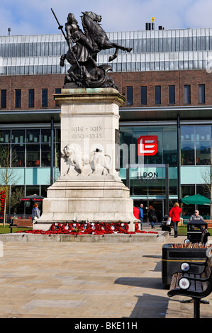 War Memorial in Eldon Square Newcastle-upon-Tyne Stock Photo