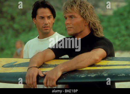 POINT BREAK (1991) KEANU REEVES, PATRICK SWAYZE PNB 037 Stock Photo