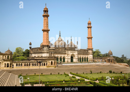 Asfi mosque inside Bara Imambara complex. It was bulit by Nawab Asaf-ud-daulah of Lucknow in 1784. Stock Photo