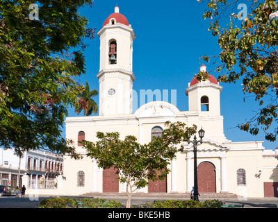 Catedral de la Purisima Concepcion in, Parque Jose Marti, Cienfuegos, Cuba Stock Photo