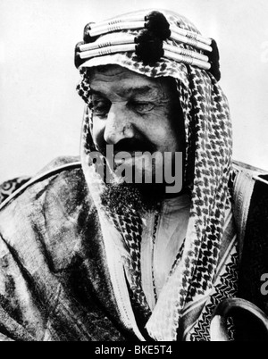 Ibn Saud, Abdul Aziz, 24.11.1880 - 9.11.1953, monarch of Saudi Arabia since 1932, portrait, 1950s, Stock Photo