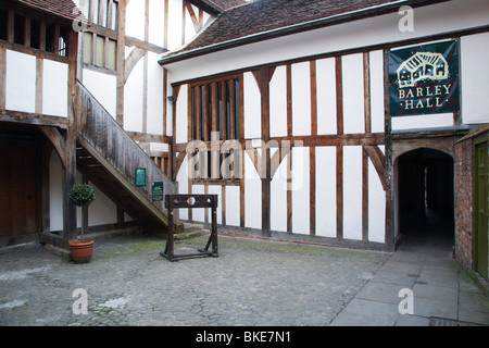 Barley Hall in Coffee Yard York Yorkshire UK Stock Photo