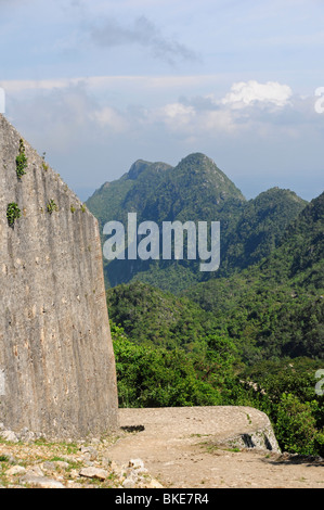 View from the Citadel, Milot, Cap Haitien, Haiti, Hispaniola, Greater Antilles, Caribbean, Americas Stock Photo