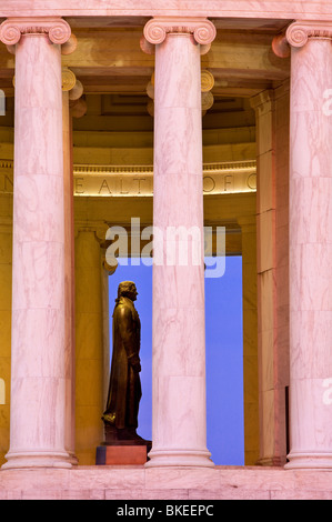 Early morning at the Jefferson Memorial, Washington DC USA Stock Photo