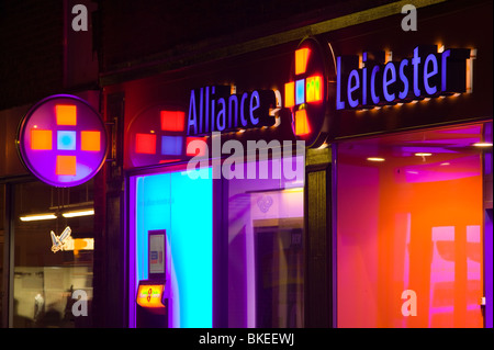 An Alliance and Leicester building society branch in Loughborough UK Stock Photo