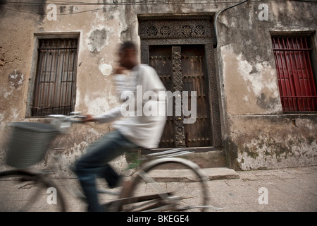 Alleyway - Stonetown, Zanzibar, Tanzania. Stock Photo