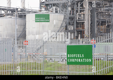 A bio diesel refinery plant on Teeside UK Stock Photo