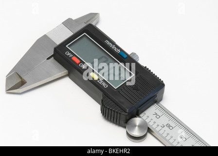 Electronic digital caliper Stock Photo