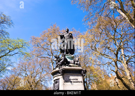 Statue of Francis Duke of Bedford, Russell Square, Bloomsbury, WC1, London, United Kingdom Stock Photo