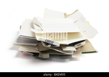 Cardboard Pieces Stock Photo