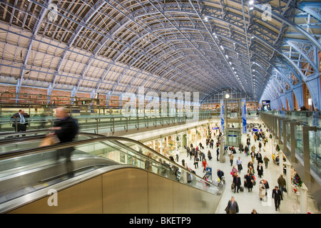 St Pancras Railway Station in london UK Stock Photo