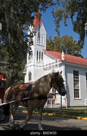 Tabernacle Baptist Church, Beaufort, South Carolina Stock Photo