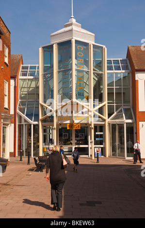 The Cornhill Walk indoor shopping centre in Bury Saint Edmunds , Suffolk , England , Great Britain , UK Stock Photo
