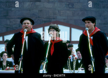 French Basque, adult men, men, singers, singing, Noce Basque, French ...