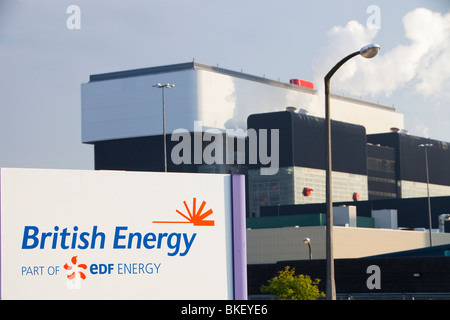 Heysham nuclear power station in Lancashire, UK. Stock Photo