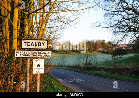 Tealby Lincolnshire Wolds Village. Stock Photo