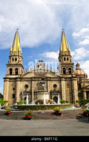 Cathedral in historic center in Guadalajara, Jalisco, Mexico