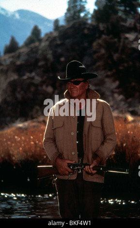 TRUE GRIT -1969 JOHN WAYNE Stock Photo