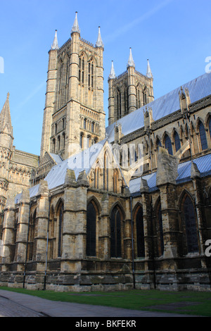 lincoln town centre lincolnshire england uk gb Stock Photo