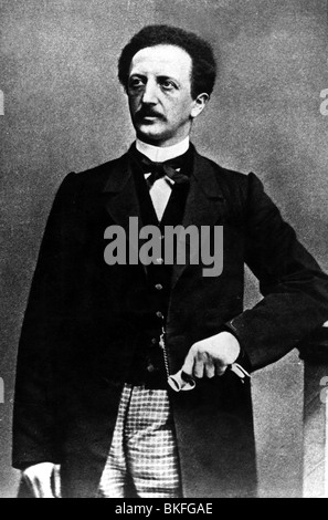 Lassalle, Ferdinand, 11.4.1825 - 31.8.1864, German politician, socialist, half length, circa 1860, Stock Photo