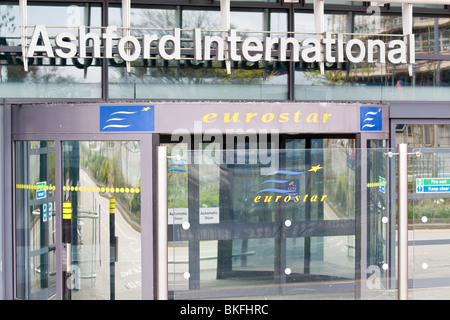 Ashford International Eurostar Train Station Stock Photo