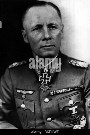 Rommel, Erwin, 15.11.1891 - 14.10.1944, German field marshal, portrait, 1941, Stock Photo