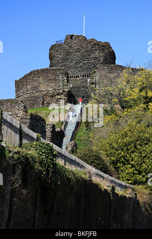 Launceston Castle Cornwall England Stock Photo