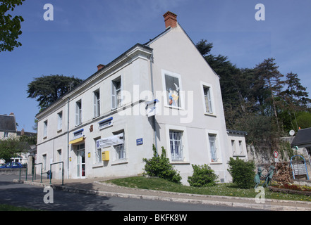 exterior of French Post Office Rochecorbon France  April 2010 Stock Photo