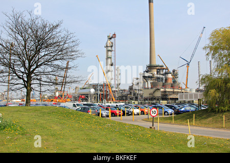 Conoco Phillips humber oil refinery North Lincolnshire england uk gb ...