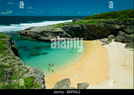 ANSE BOUTEILLE, RODRIGUES ISLAND, MAURITIUS REPUBLIC Stock Photo