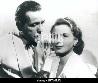 CASABLANCA (1942) HUMPHREY BOGART, INGRID BERGMAN CAS 001P Stock Photo