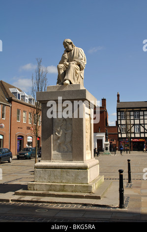 Dr. Johnson statue, Lichfield, Staffordshire, England, UK Stock Photo