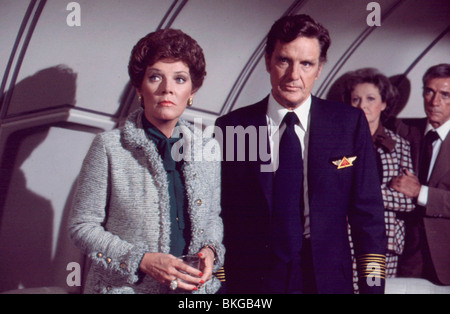 MURDER ON FLIGHT 502 (TVM-1975) POLLY BERGEN, ROBERT STACK MOF 002 Stock Photo