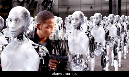 I, ROBOT -2004 WILL SMITH Stock Photo