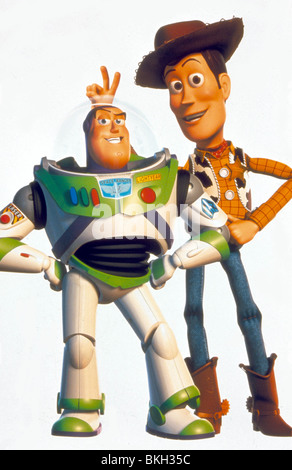 TOY STORY 2 (1999) ANIMATED CREDIT DISNEY BUZZ LIGHTYEAR (CHARACTER), WOODY (CHARACTER) TTWO 063 Stock Photo