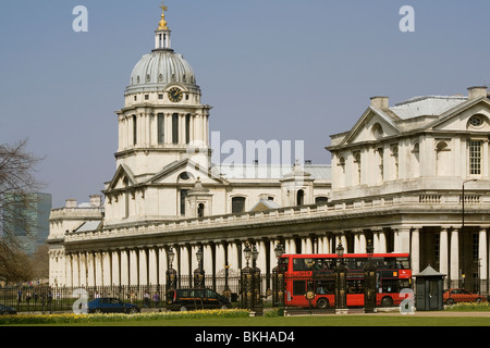 England London Greenwich Royal Naval College Stock Photo