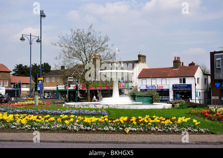 Turners Hill Fountain, Turners Hill, Cheshunt, Hertfordshire, England, United Kingdom Stock Photo