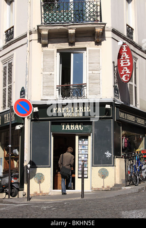 Paris France, French Tobacco Shop Paris Café, 